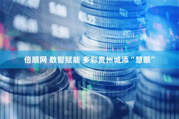 倍顺网 数智赋能 多彩贵州城添“慧眼”