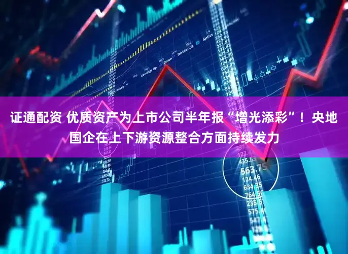 证通配资 优质资产为上市公司半年报“增光添彩”！央地国企在上下游资源整合方面持续发力